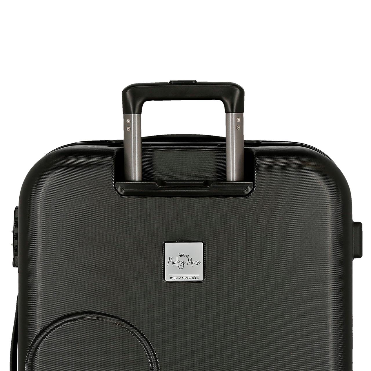 5419121 TROLLEY ABS 55CM. 4r. MICKEY Gute Reise schwarz