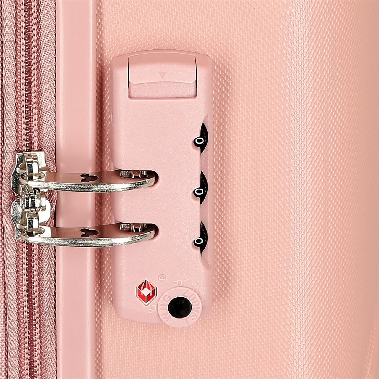 5419122 TROLLEY ABS 55CM. 4R. MICKEY Hyvä matka NUDE