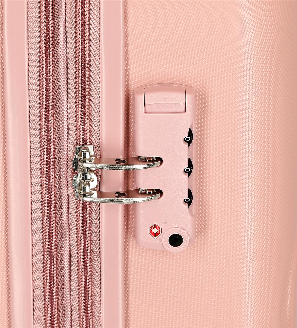 5419522 SET/2 TROLLEY ABS 55-70CM. 4R. MICKEY GOOD TRIP NUDE