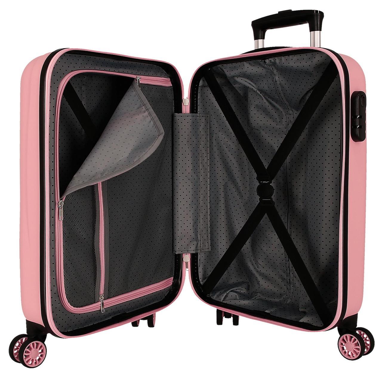 3951121 TROLLEY ABS 55CM. 4r. MICKEY SKIZZIEREN NUDE