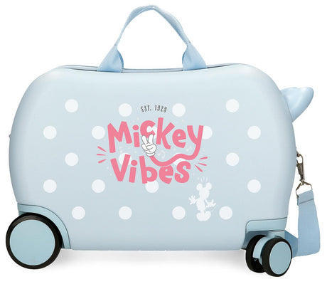 3131041 MALETA INF.ABS 4R.(2 MULTI.) 45CM. MICKEY VIBES