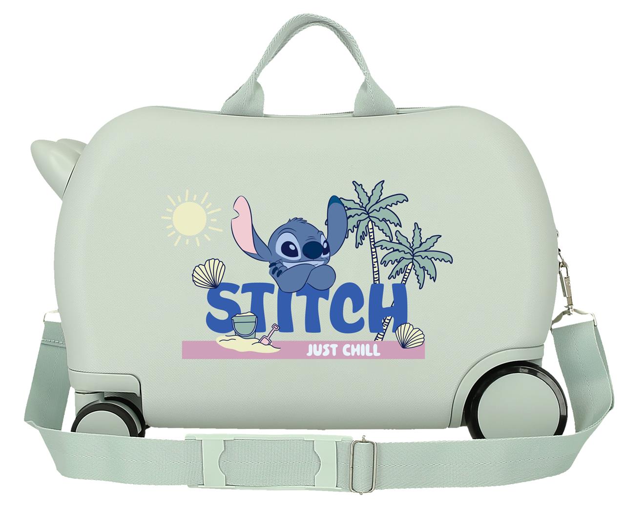 3151041 MALETA INF.ABS 4R.(2 MULTI.) 45CM. STITCH JUST CHILL