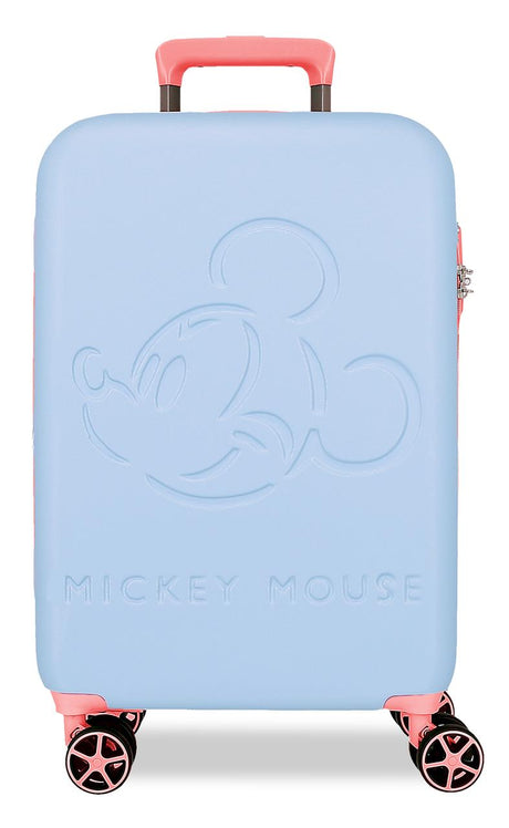 5438521 TROLLEY ABS 55CM. 4r. MICKEY Crazy Trip Blue
