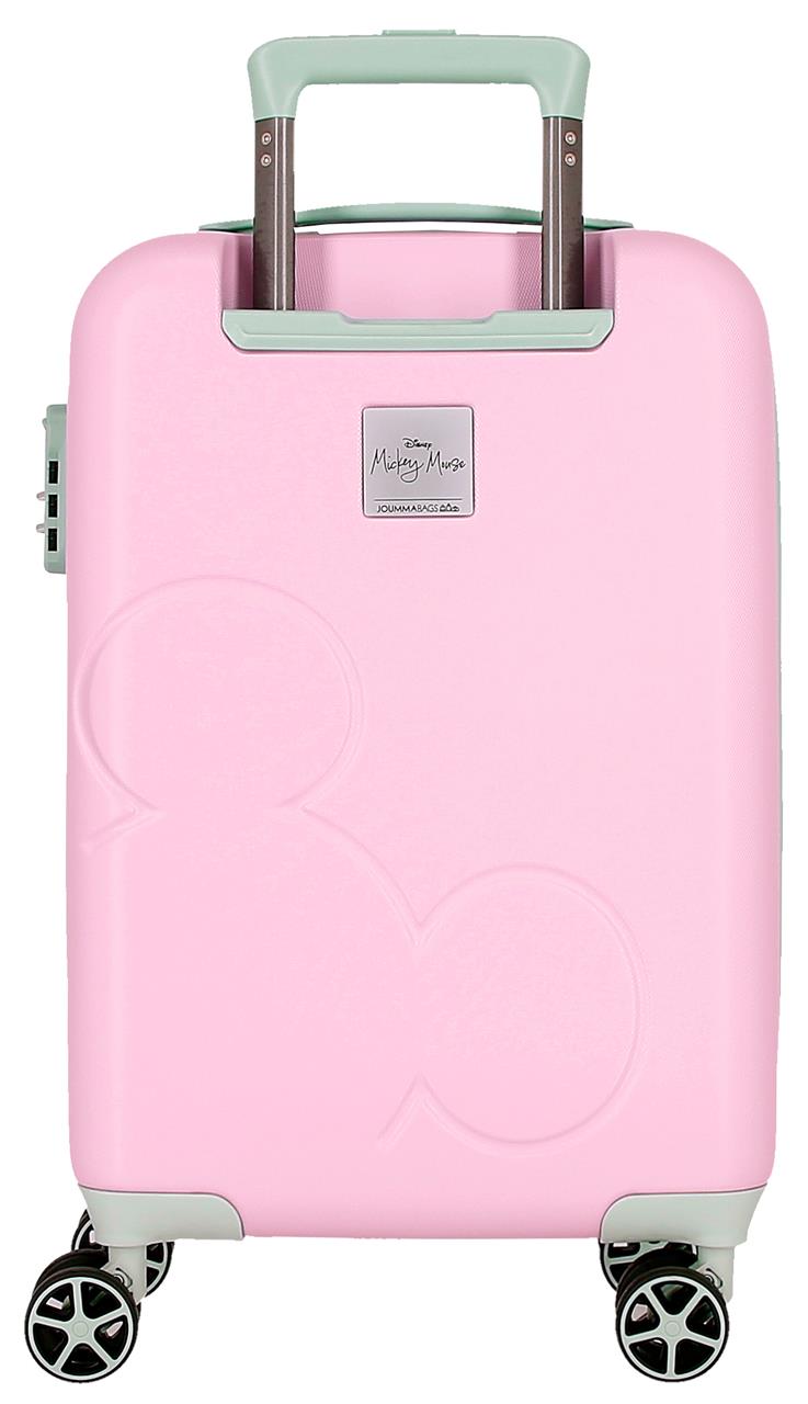 5438522 TROLLEY ABS 55CM. 4r. MICKEY Crazy Trip Rosa