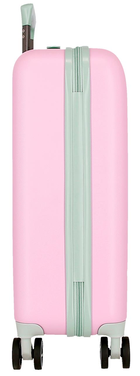 5438522 TROLLEY ABS 55CM. 4r. MICKEY Crazy Trip Rosa