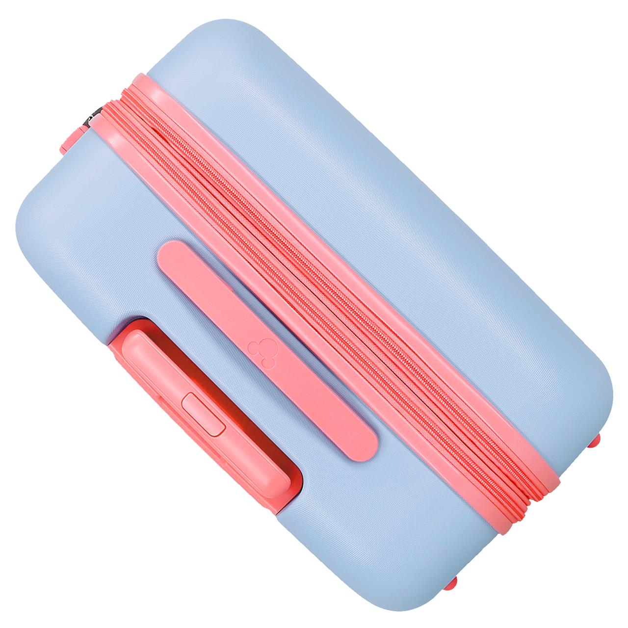 5439521 SET/2 TROLLEY ABS 55-65CM. 4r. MICKEY Crazy Trip Azu