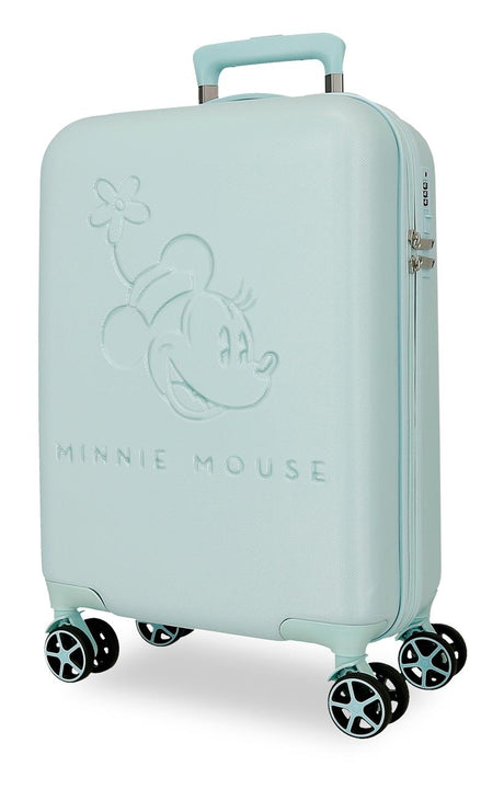 5568523 TROLLEY ABS 55CM. 4R. TRAVELING WITH MINNIE TURQUESA