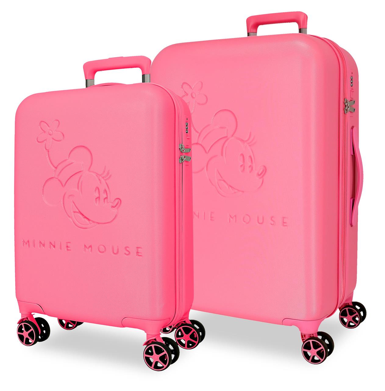 5569521 SET/2 TROLLEY ABS 55-65CM. 4R. TRAVELING COM MINNIE