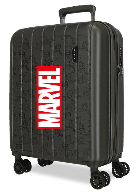 3488642 TROLLEY ABS 55CM.4R.C/exp. MARVEL Antraciet -logo