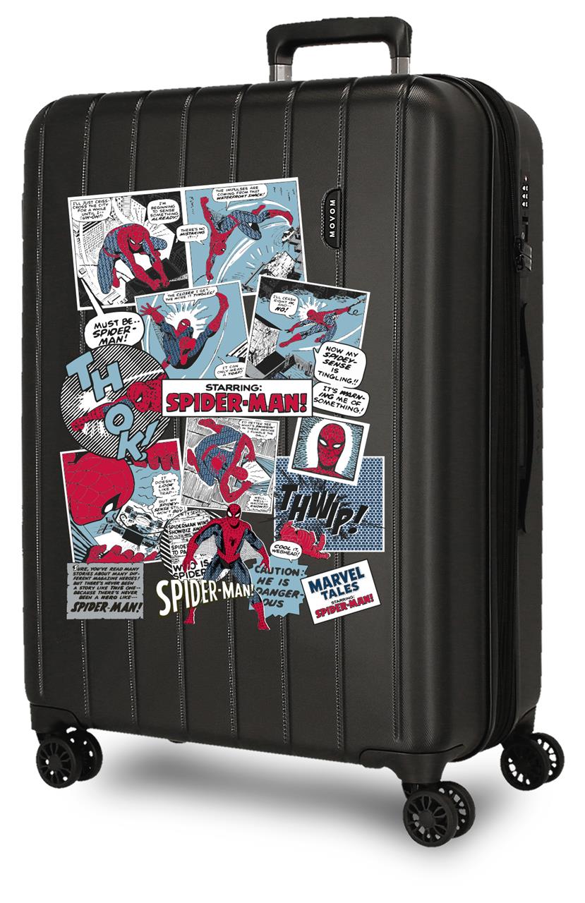 3489241 ABS VOGN 68CM. C/EXP. 4R. SPIDERMAN KOMISK SORT