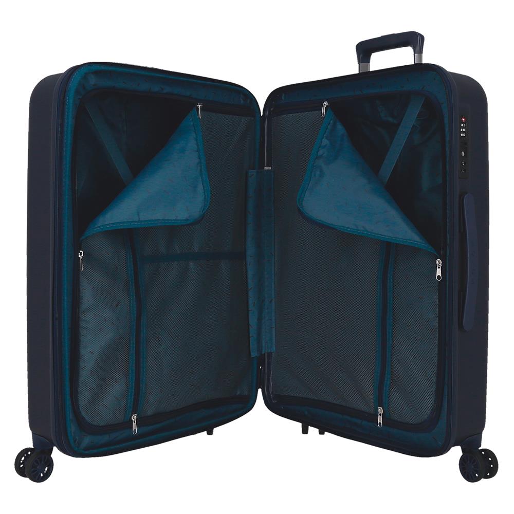 TROLLEY ABS 65CM. C/EXP. 4R. CAPTAIN AMERICA MARIN C.174