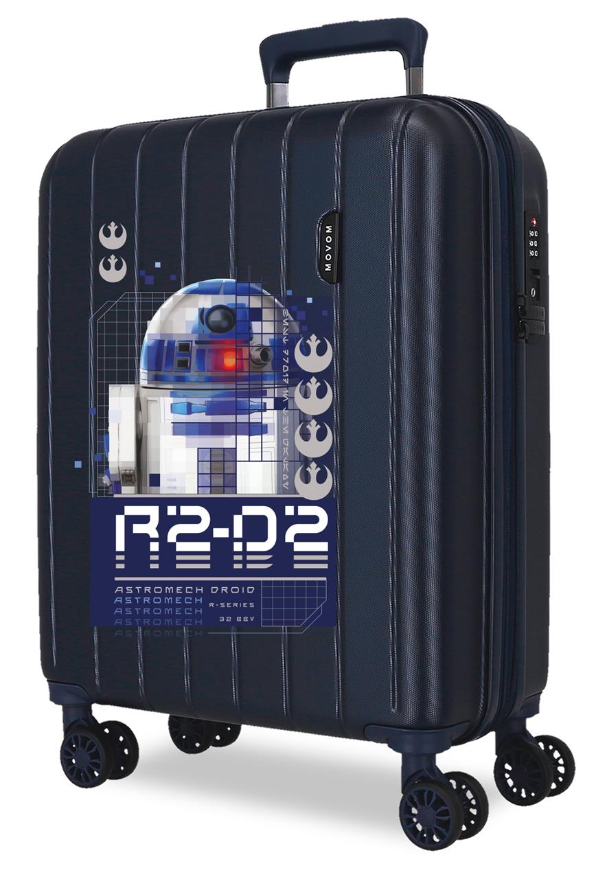 3498643 Trolley ABS 55 cm.4r.c/Exp. R2D2 Marino