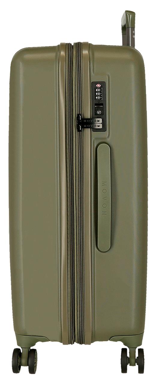 3499242 TROLLEY ABS 68CM. C/EXP. 4R. STAR WARS GREEN