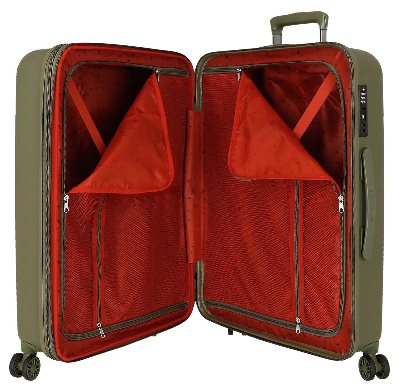 3499242 TROLLEY ABS 68CM. C/EXP. 4R. STAR WARS GREEN