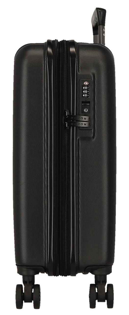 3518641 TROLLEY ABS 55CM.4R.C/EXP. MCKEY WAITING NEGRO