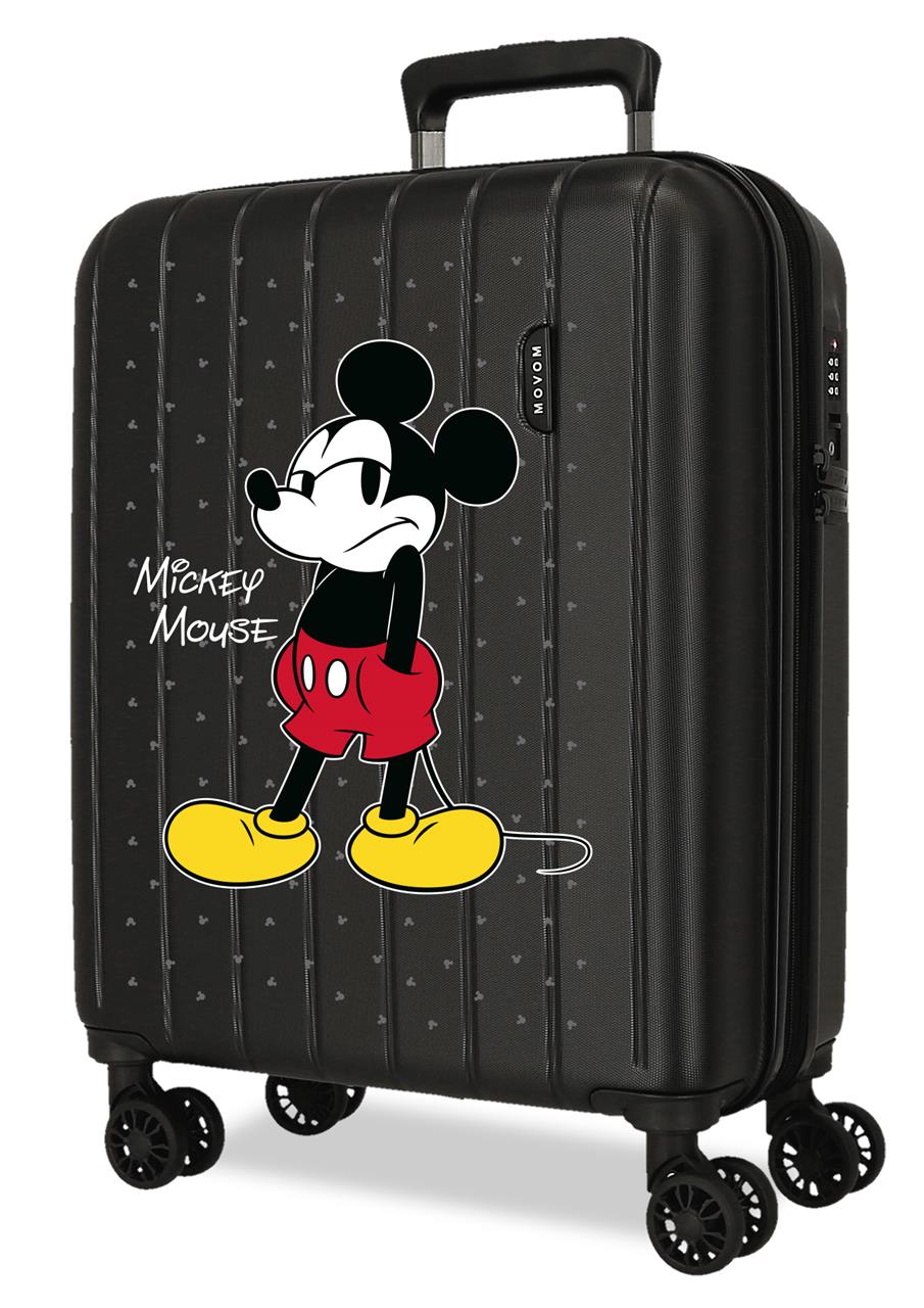 3518641 TROLLEY ABS 55CM.4R.C/EXP. MCKEY WAITING NEGRO