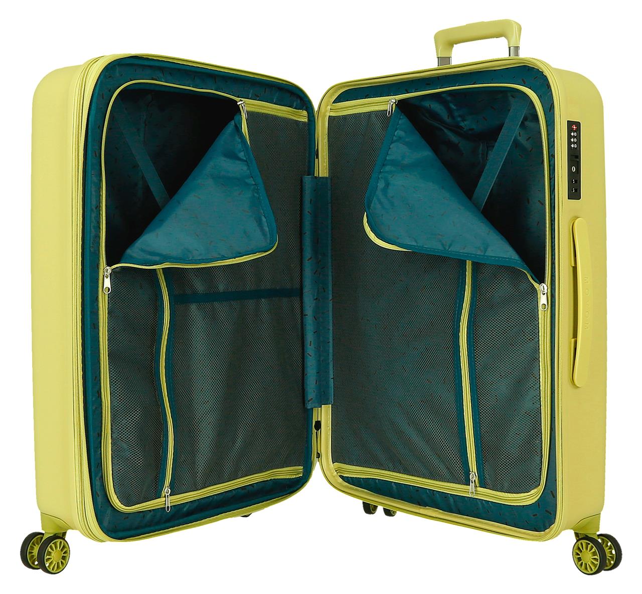 3519243 TROLLEY ABS 68CM. C/EXP. 4R. MINNIE LINHA AMARELA