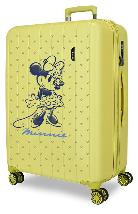 3519243 TROLLEY ABS 68CM. C/EXP. 4R. MINNIE GELBE LINIE