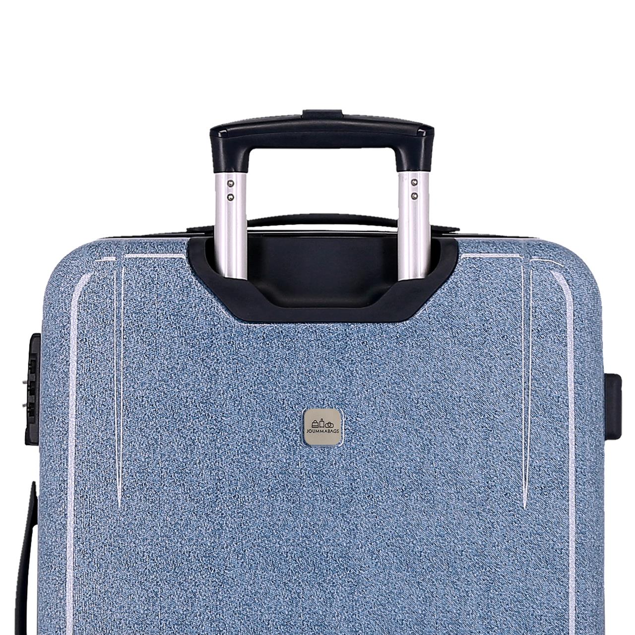 3291242 TROLLEY ABS 65CM. 4R. CUORI DI PUNTO DENIM