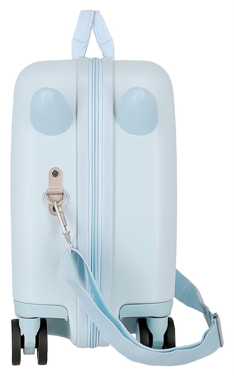 3299841 MALETA INF.ABS 4R.(2 MULTI.) 50CM. STITCH HEARTS AZU