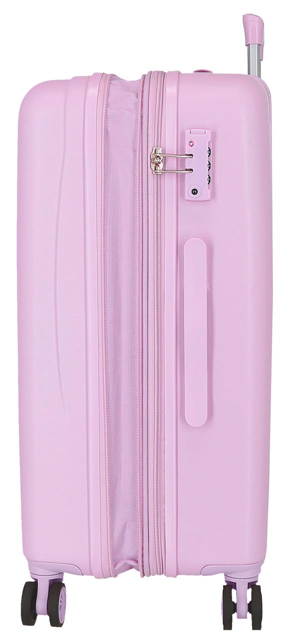 3461241 TROLLEY ABS 65CM. 4R. KUROMI RETROPOP LILAC