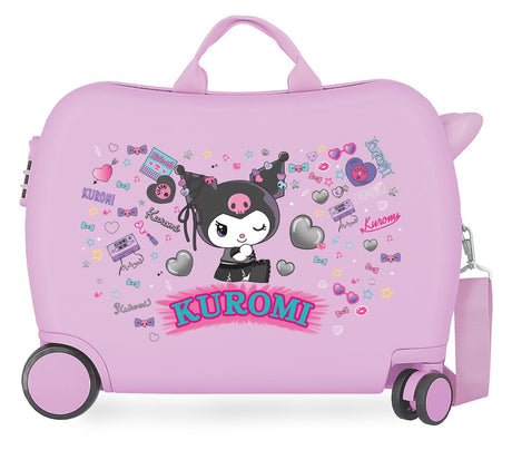 3469841 MALETA INF.ABS 4R.(2 MULTI.) 50CM. KUROMI RETRO POP