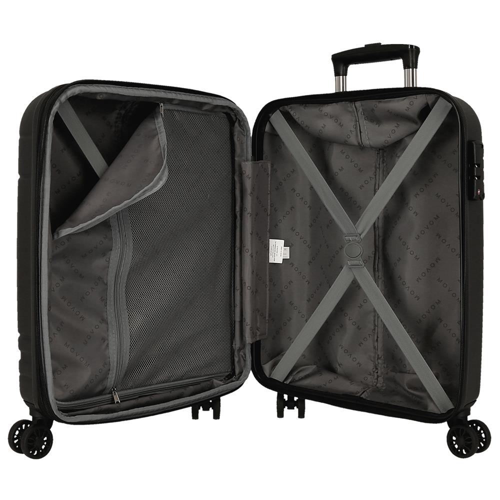 TROLLEY ABS 55CM.4R.C/EXP. SPIDERMAN NOUS REGARDE NEGRO C.