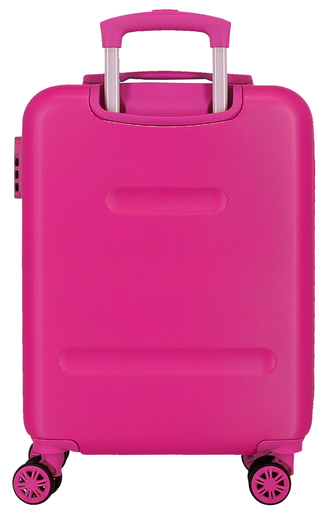 TROLLEY ABS 55CM.4R.  LIZZIE MCGUIRE BLANC-FUCHSIA