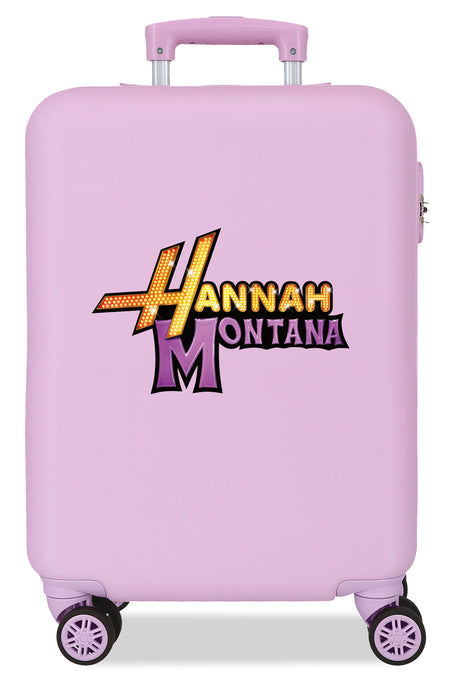 TROLLEY ABS 55CM.4R.  HANNA MONTANA LILA