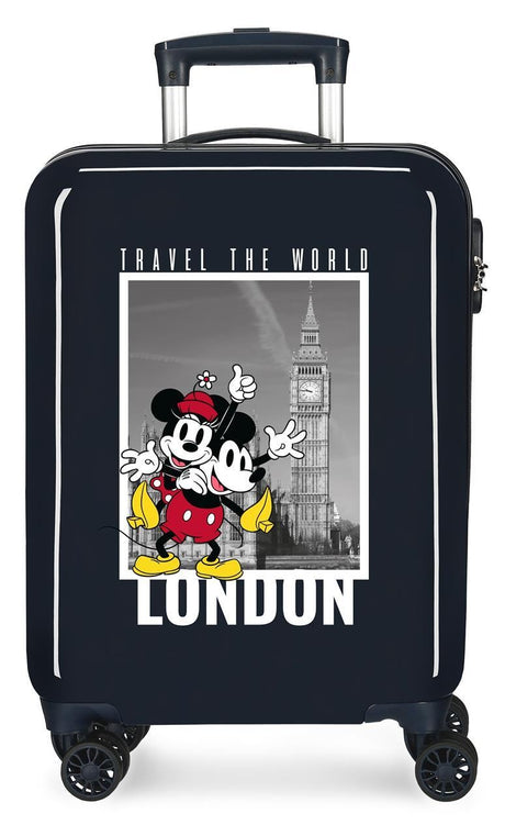 3671725 TROLLEY ABS 55CM.4R MICKEY Y MINNIE LONDON MARINE