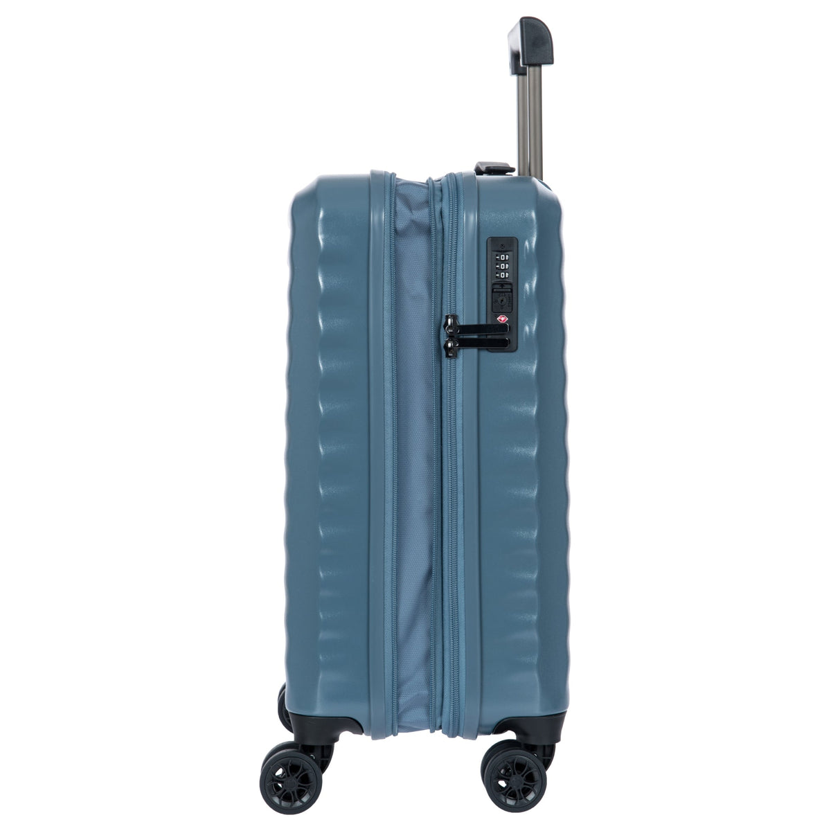 NAUSICAA de Bric Valise cabine EXTENSIBLE 55CM BLEU GRIS