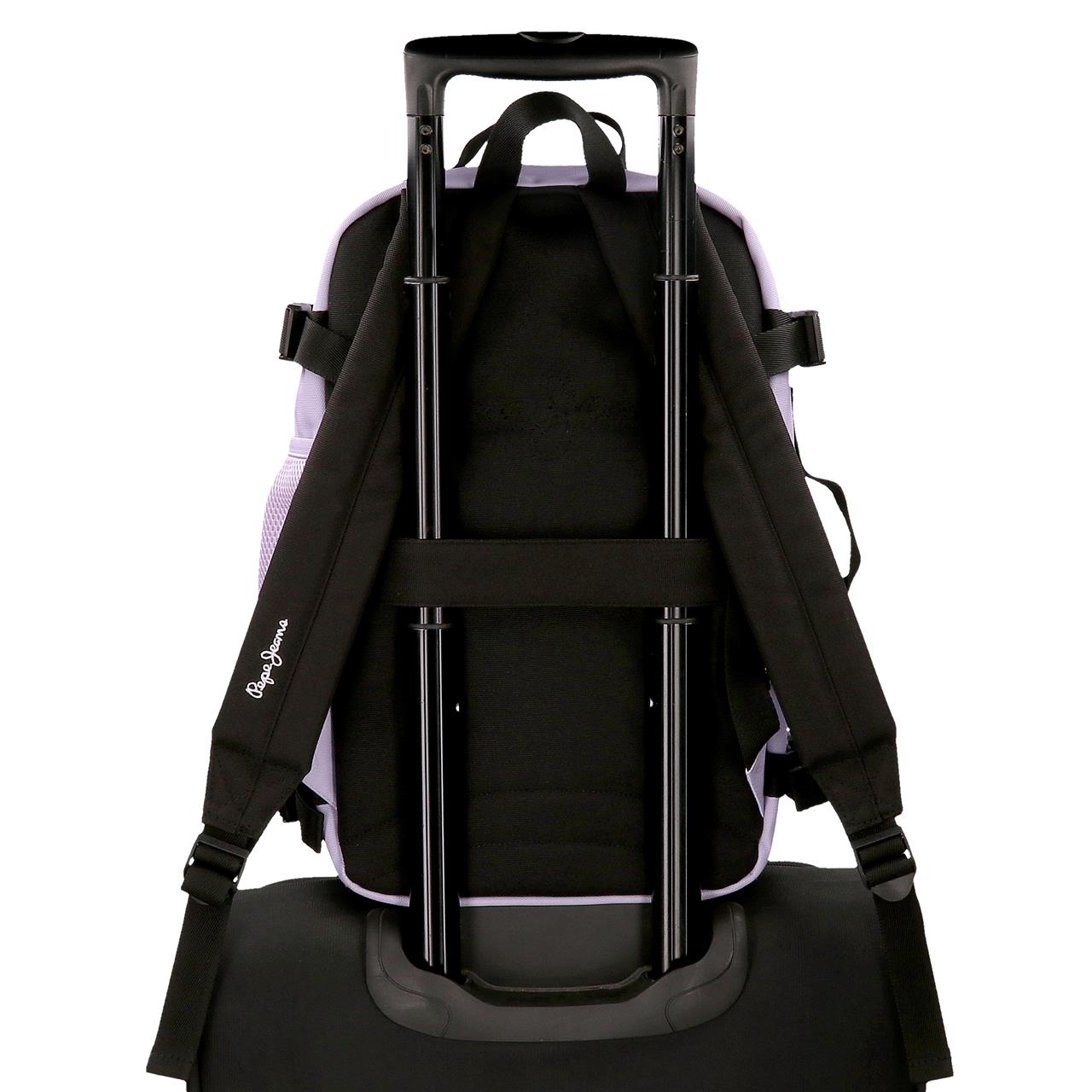 63225H2 ADAP BACKPACK. 40CM. PJL ARIS COLORFUL LILAC