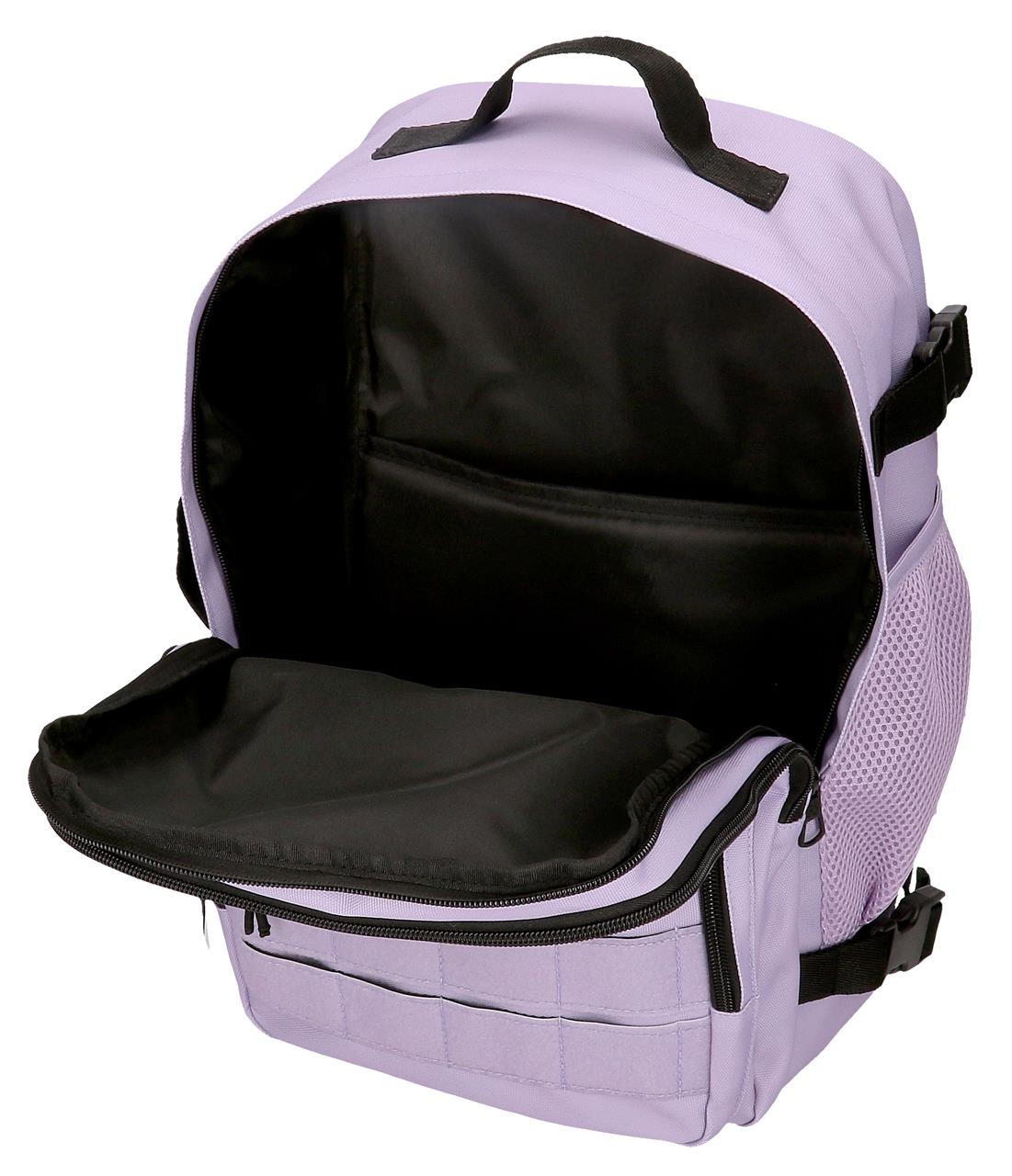 63225H2 ADAP BACKPACK. 40CM. PJL ARIS COLORFUL LILAC