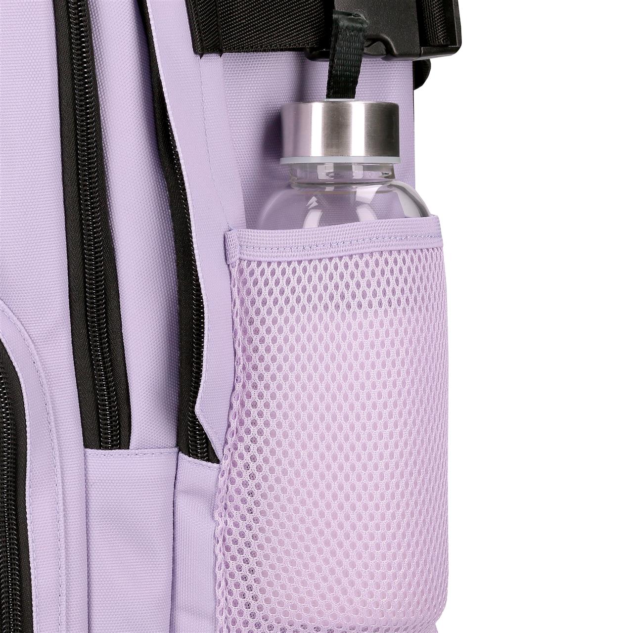 63228H2 ADAP BACKPACK. 44CM. PJL ARIS COLORFUL LILAC