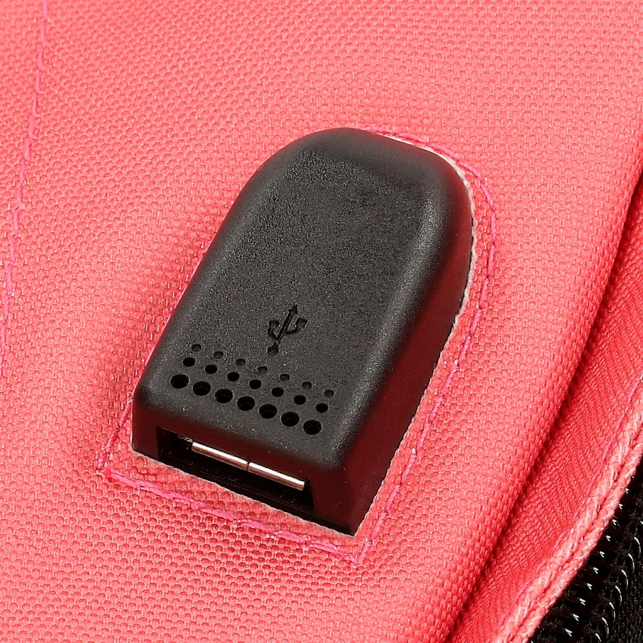 63224A4 KOMPLETTHALTER-RUCKSACK. 44CM 2C. PJL ARIS BUNTE KORALLE ODER