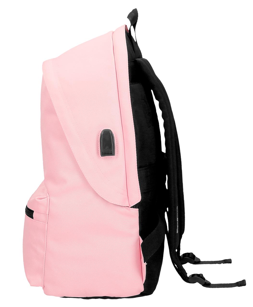 63224C5 RUCKSACK MIT KABELHALTER. 44CM 2C. PJL ARIS BUNTES ROSA