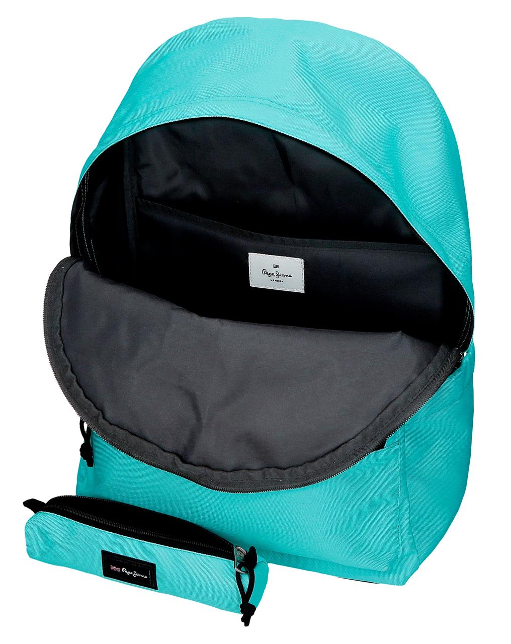 63292C1 RUCKSACKKABELHALTER + ALLES-ETUI. 44CM. PJL ARIS FARBENFARBEN