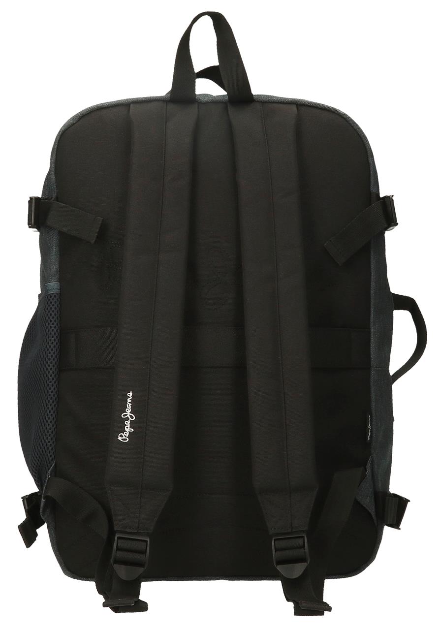 63328C8 ADAP-RUCKSACK. 44CM. PJL ARIS IMMERGRÜN DENIM DUNKEL