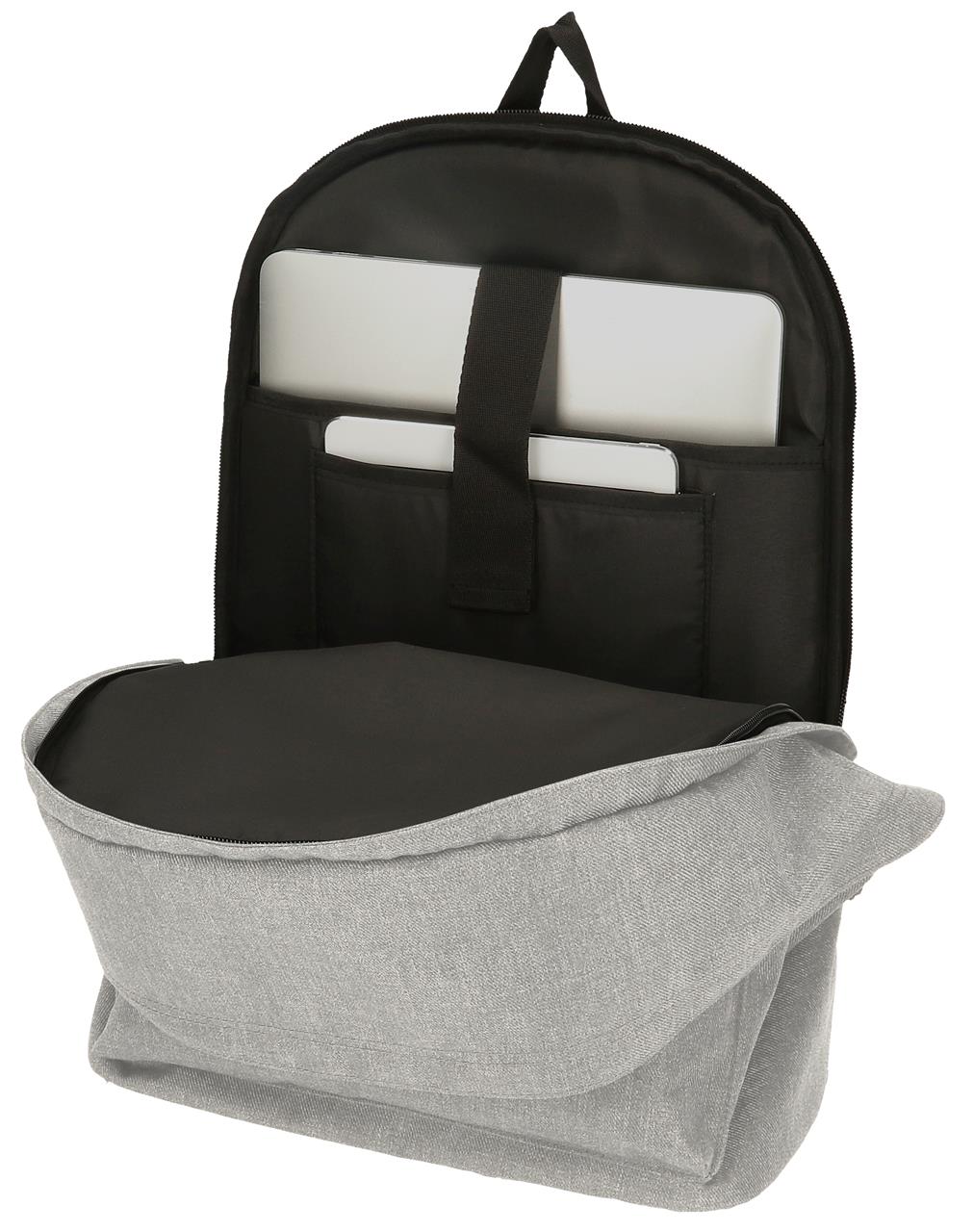 63324H1 MORDER HOLDER RUCKSACK. 44CM 2C. PJL ARIS IMMERGRÜNES GRAU