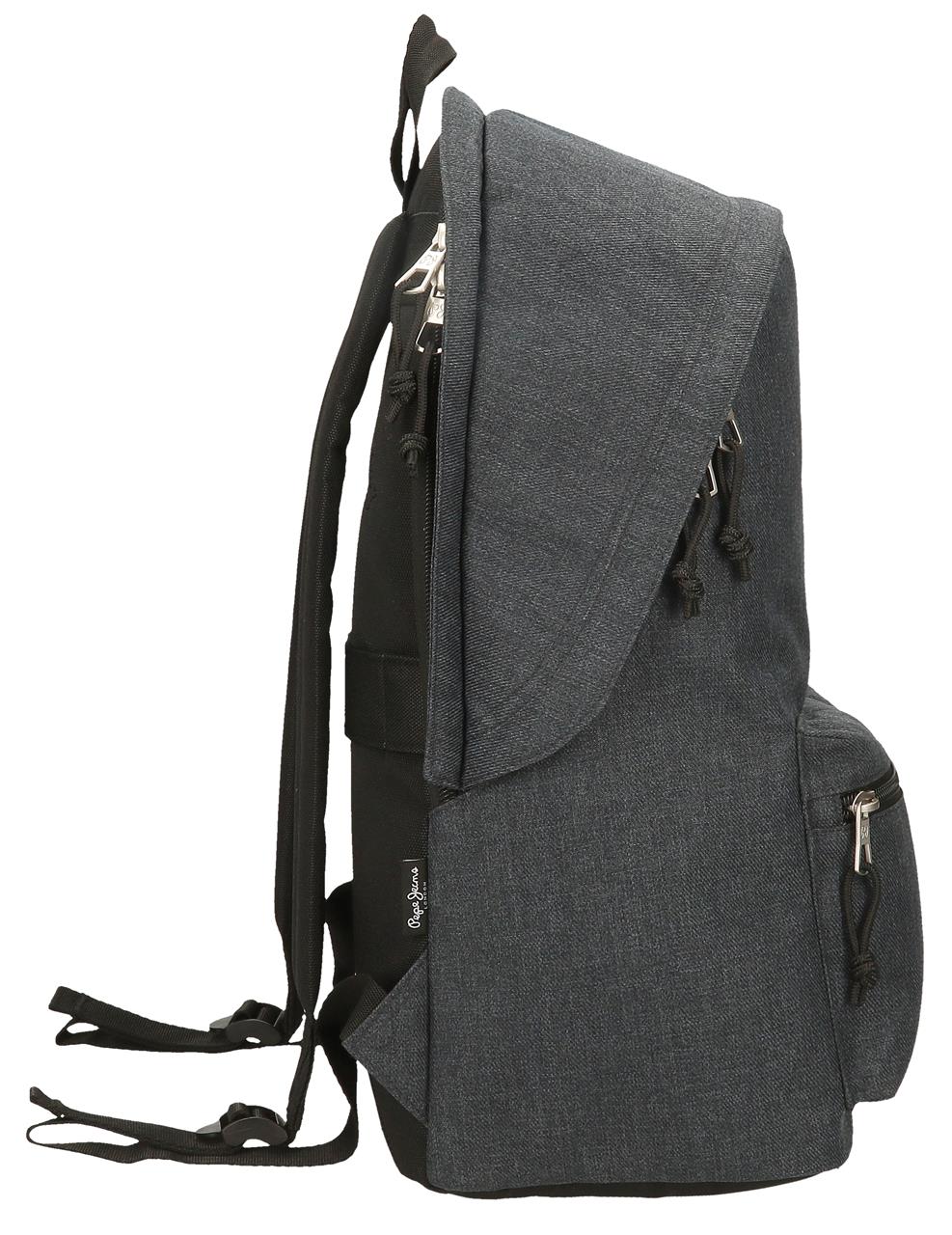 63324C8 SAC À DOS PORTE-CORDON. 44CM2C. PJL ARIS À Feuilles Persistantes DENIM