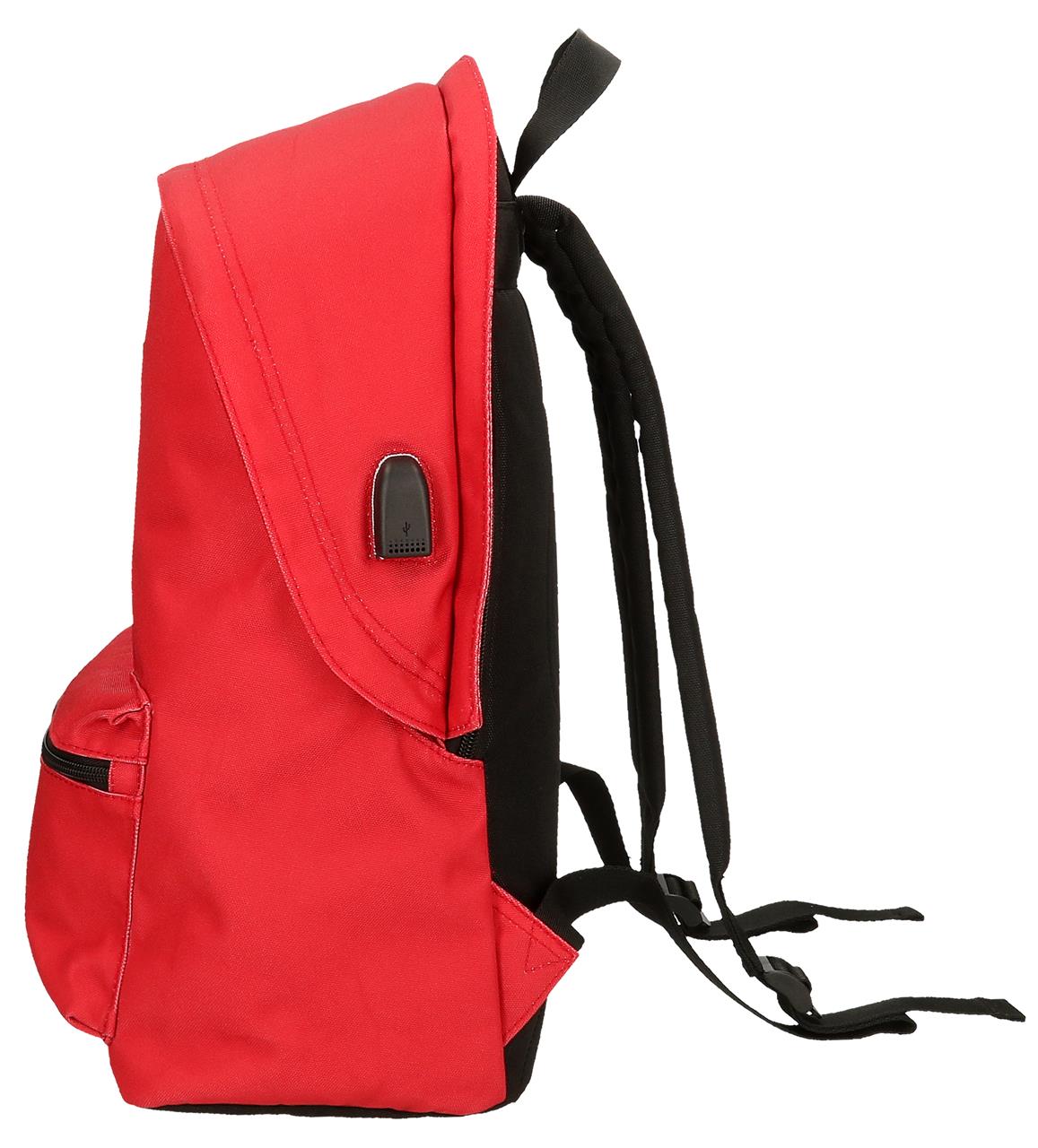 63324A5 SAC À DOS PORTE COMPLET. 44CM2C. PJL ARIS ROUGE CONTINENTAL