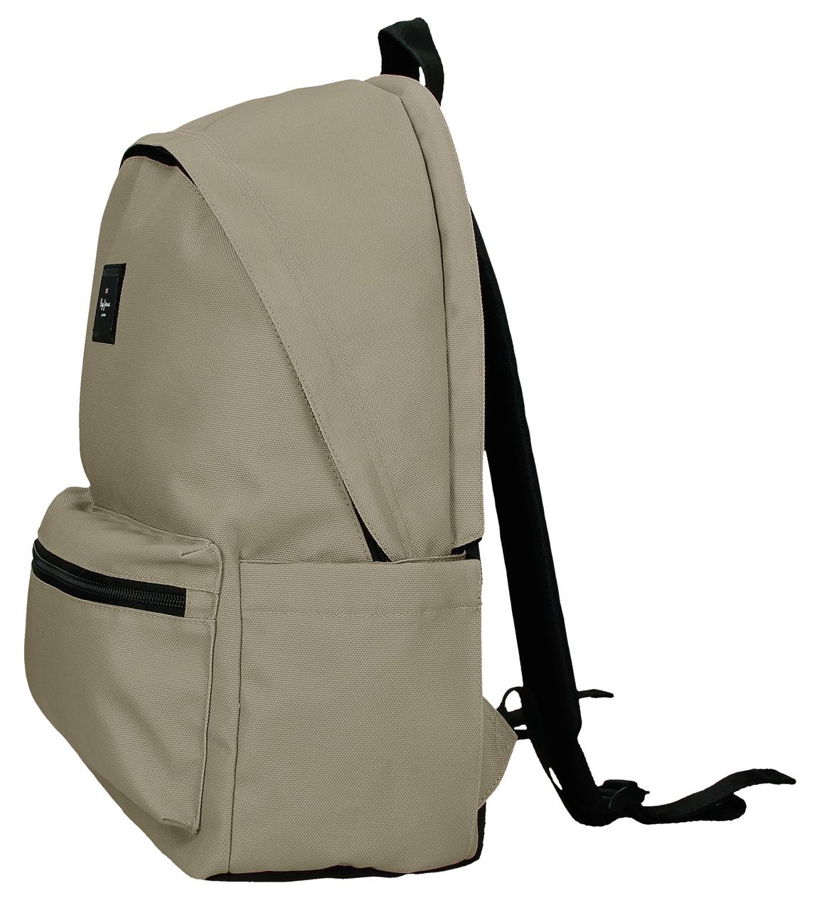 63324H5 MORDER HOLDER BACKPACK. 44CM 2C. PJL ARIS EVERGREEN TAUPE
