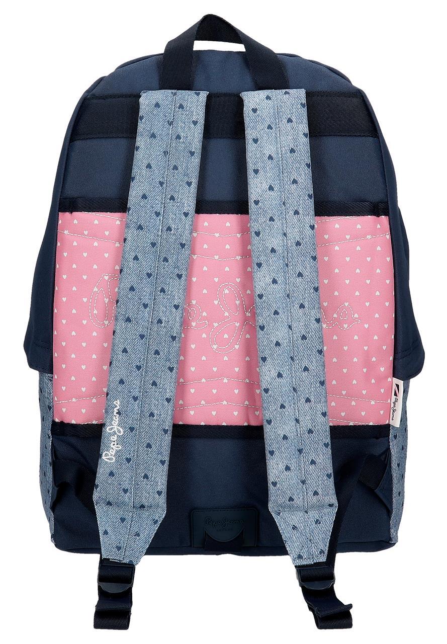 68223D1 ADAP-RYGSÆK. 42 cm. PJL NONI DENIM