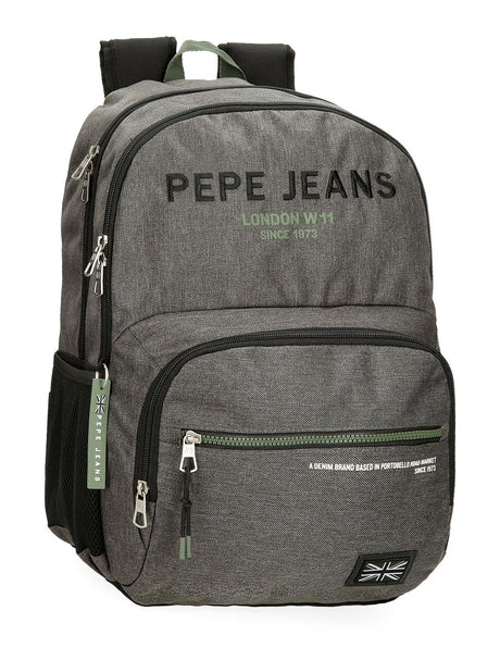 69125D2 MOCHILA ADAP. 45CM 2C. PJL EDMON CINZA