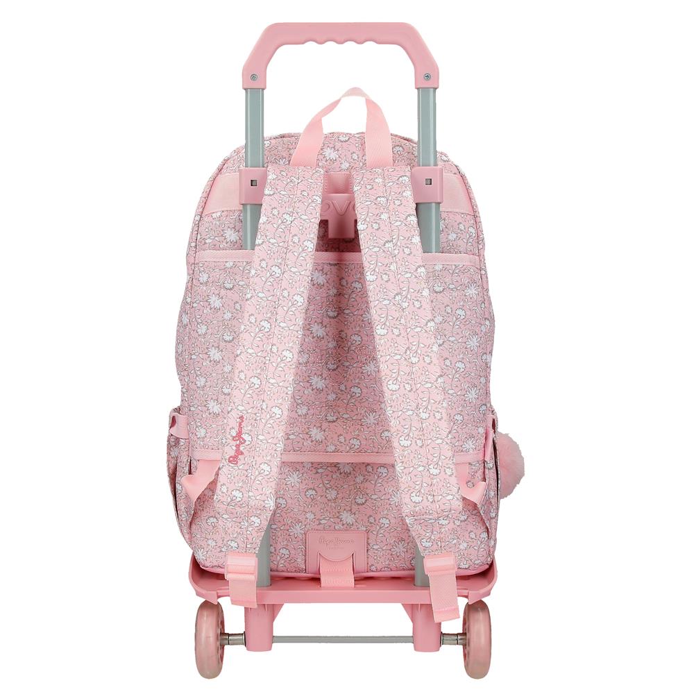 60723V1 ADAP BACKPACK. 44CM 2B LAT. C/CARRO. PJL MIA ROSA CLA