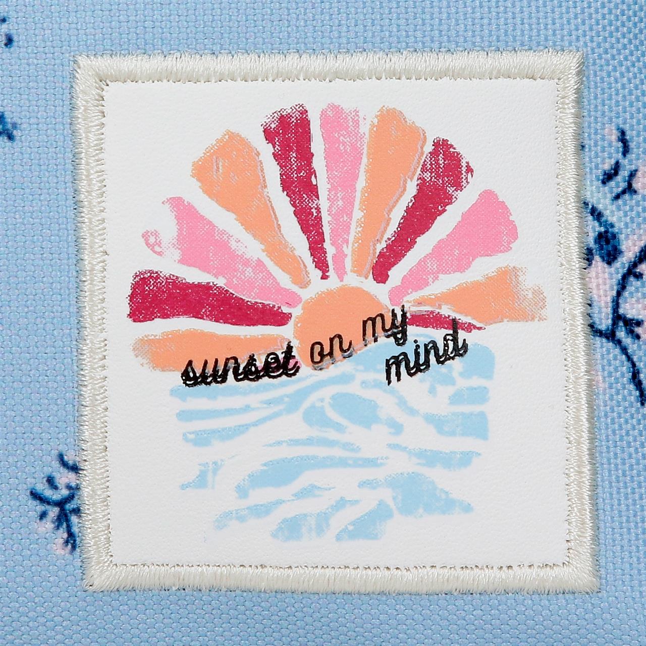 6082042 ZAINO 23CM. PJL OLIVIA AZZURRO