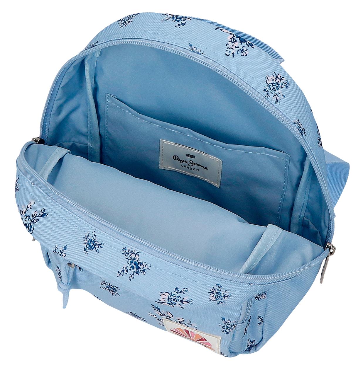 6082042 ZAINO 23CM. PJL OLIVIA AZZURRO