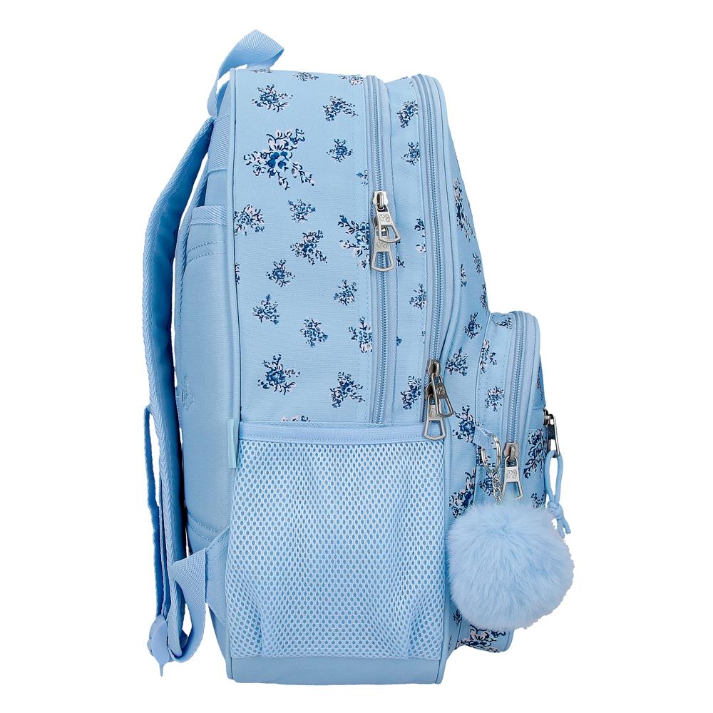 60822F2 SAC À DOS ADAP. 40CM2C. PJL OLIVIA BLEU CLAIR