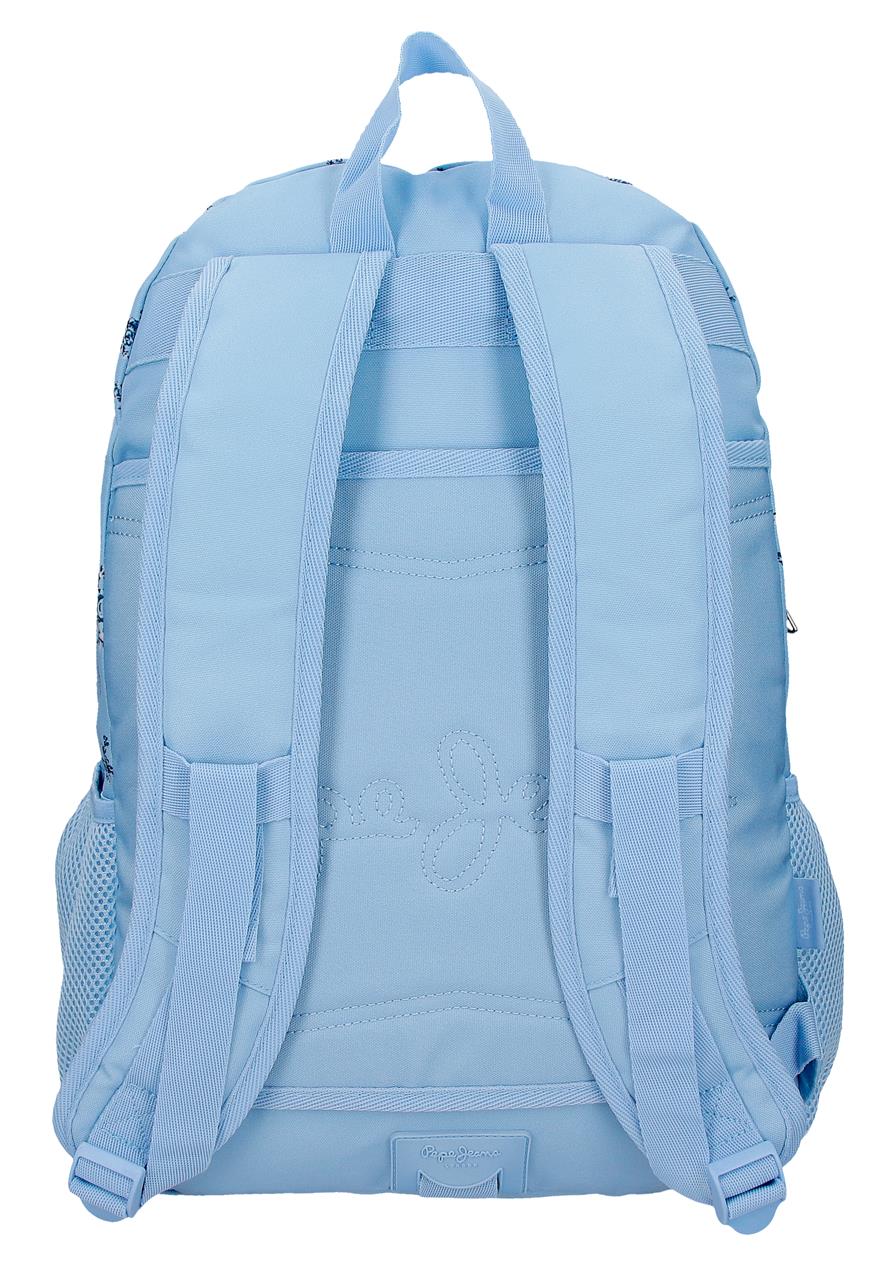 60825F2 MOCHILA ADAP. 44CM 2C. PJL OLIVIA AZUL CLARO