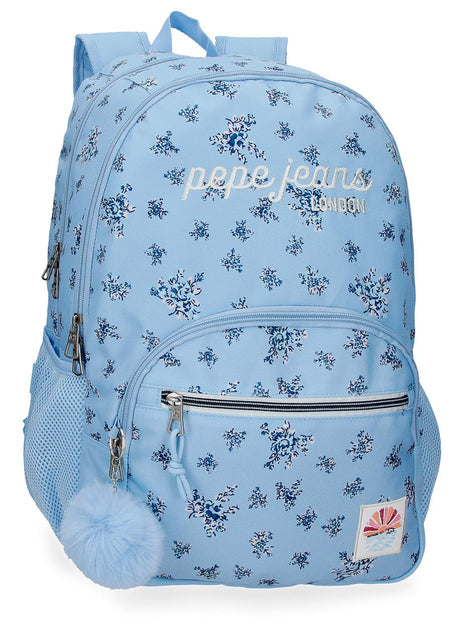 60825F2 SAC À DOS ADAP. 44CM2C. PJL OLIVIA BLEU CLAIR